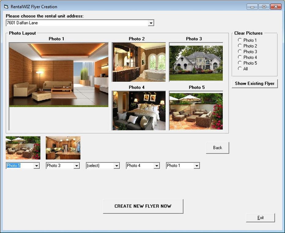 rental property software Flyer Creation Sample
